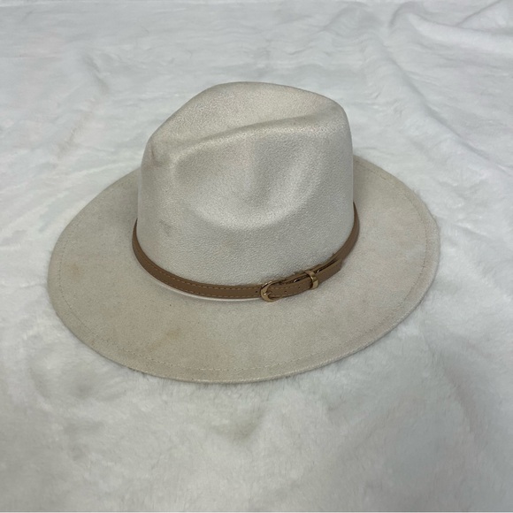 IVORY WIDE BRIM HAT ONE SIZE - Picture 6 of 10